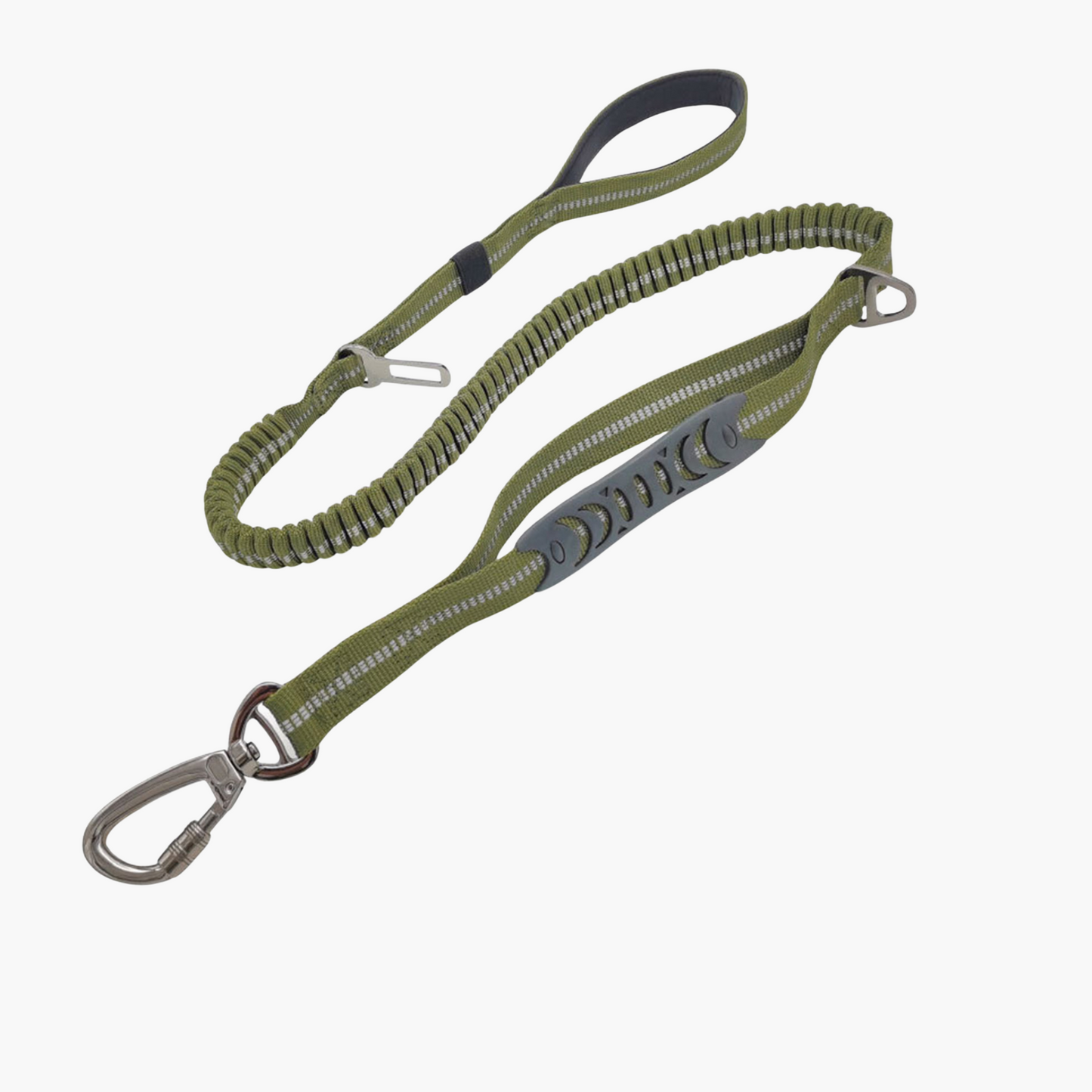 Laisse élastique anti-traction – Vert